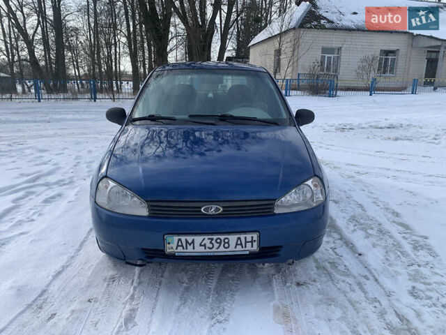 Синий ВАЗ Калина, объемом двигателя 1.6 л и пробегом 250 тыс. км за 1600 $, фото 1 на Automoto.ua