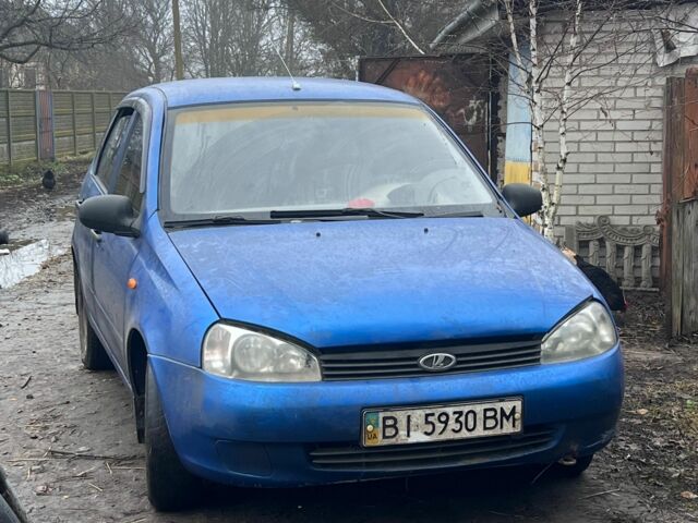 Синий ВАЗ Калина, объемом двигателя 1.6 л и пробегом 200 тыс. км за 691 $, фото 1 на Automoto.ua