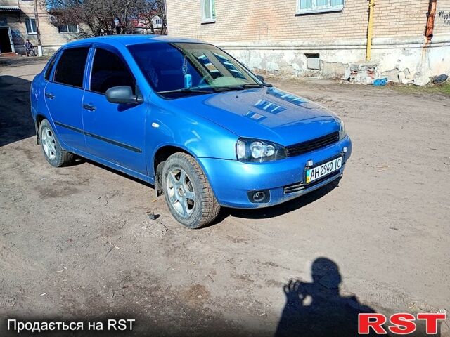 Синий ВАЗ Kalina, объемом двигателя 1.6 л и пробегом 240 тыс. км за 2200 $, фото 1 на Automoto.ua