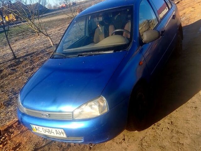 Синий ВАЗ Kalina, объемом двигателя 1.6 л и пробегом 199 тыс. км за 1700 $, фото 1 на Automoto.ua