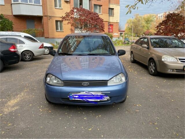 Синий ВАЗ Калина, объемом двигателя 1.6 л и пробегом 213 тыс. км за 730 $, фото 1 на Automoto.ua