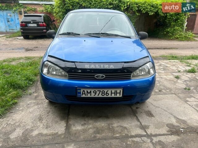 Синий ВАЗ Калина, объемом двигателя 1.6 л и пробегом 140 тыс. км за 1999 $, фото 1 на Automoto.ua