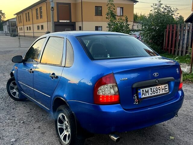 Синий ВАЗ Kalina, объемом двигателя 1.6 л и пробегом 230 тыс. км за 1999 $, фото 1 на Automoto.ua