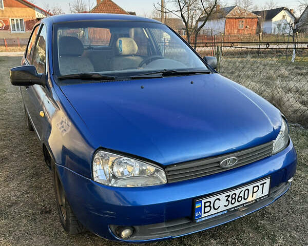 Синий ВАЗ Калина, объемом двигателя 1.6 л и пробегом 400 тыс. км за 1200 $, фото 1 на Automoto.ua