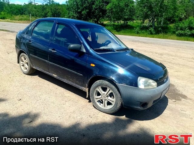 Синій ВАЗ Kalina, об'ємом двигуна 1.6 л та пробігом 220 тис. км за 1200 $, фото 1 на Automoto.ua