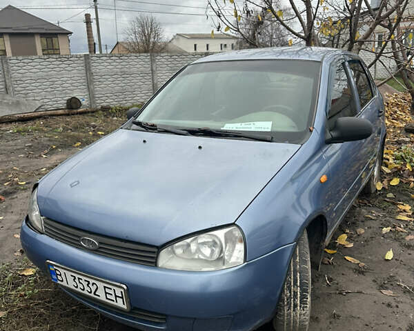 Синий ВАЗ Калина, объемом двигателя 1.6 л и пробегом 240 тыс. км за 1200 $, фото 1 на Automoto.ua