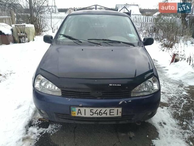 Синий ВАЗ Калина, объемом двигателя 1.6 л и пробегом 135 тыс. км за 1500 $, фото 1 на Automoto.ua