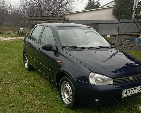 Синий ВАЗ Калина, объемом двигателя 1.6 л и пробегом 140 тыс. км за 1400 $, фото 1 на Automoto.ua