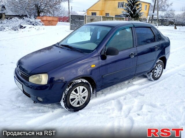 Синій ВАЗ Kalina, об'ємом двигуна 1.6 л та пробігом 192 тис. км за 1250 $, фото 1 на Automoto.ua