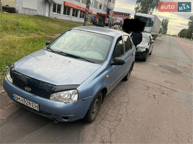 Синий ВАЗ Калина, объемом двигателя 1.6 л и пробегом 235 тыс. км за 1500 $, фото 1 на Automoto.ua