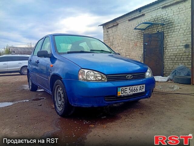 Синий ВАЗ Kalina, объемом двигателя 1.4 л и пробегом 114 тыс. км за 1200 $, фото 1 на Automoto.ua