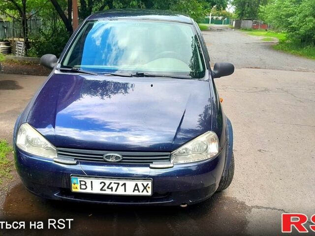 Синий ВАЗ Калина, объемом двигателя 1.6 л и пробегом 200 тыс. км за 1100 $, фото 1 на Automoto.ua