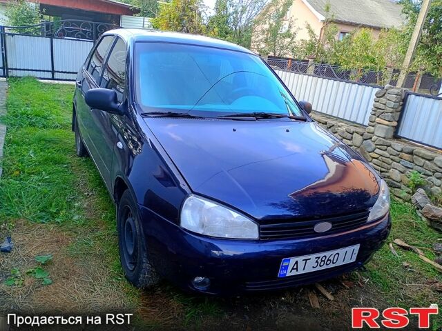 Синий ВАЗ Kalina, объемом двигателя 1.6 л и пробегом 74 тыс. км за 2500 $, фото 1 на Automoto.ua