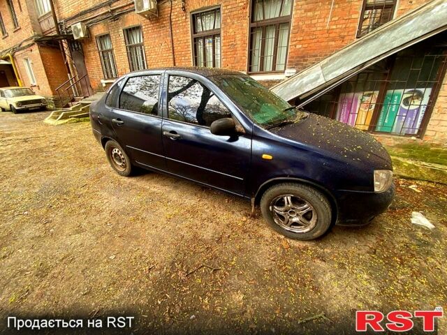 Синий ВАЗ Kalina, объемом двигателя 1.4 л и пробегом 230 тыс. км за 1999 $, фото 1 на Automoto.ua