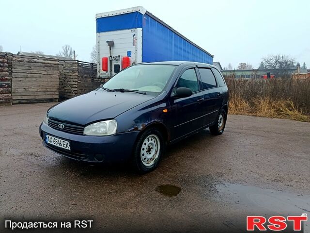 Синий ВАЗ Kalina, объемом двигателя 1.6 л и пробегом 300 тыс. км за 1300 $, фото 1 на Automoto.ua