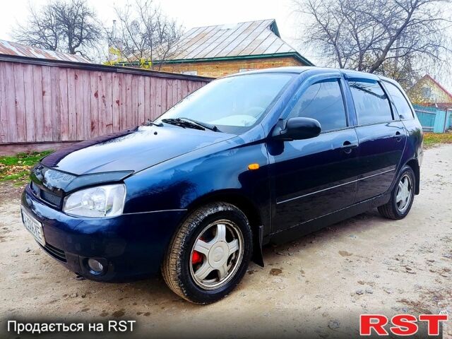Синий ВАЗ Kalina, объемом двигателя 1.6 л и пробегом 250 тыс. км за 2200 $, фото 1 на Automoto.ua