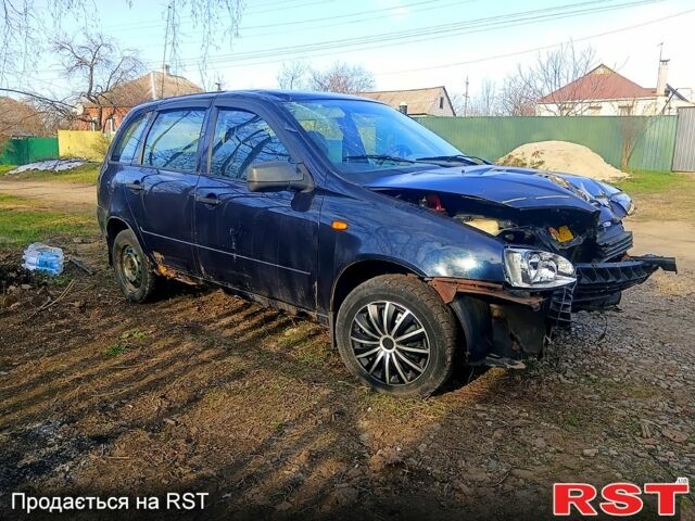 Синий ВАЗ Kalina, объемом двигателя 1.4 л и пробегом 300 тыс. км за 550 $, фото 1 на Automoto.ua