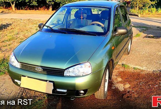 Зеленый ВАЗ Kalina, объемом двигателя 1.4 л и пробегом 84 тыс. км за 2890 $, фото 1 на Automoto.ua