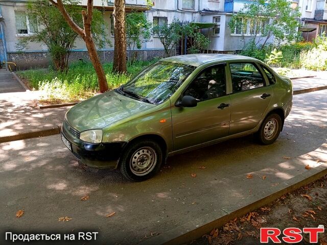 Зеленый ВАЗ Kalina, объемом двигателя 1.4 л и пробегом 201 тыс. км за 1500 $, фото 1 на Automoto.ua
