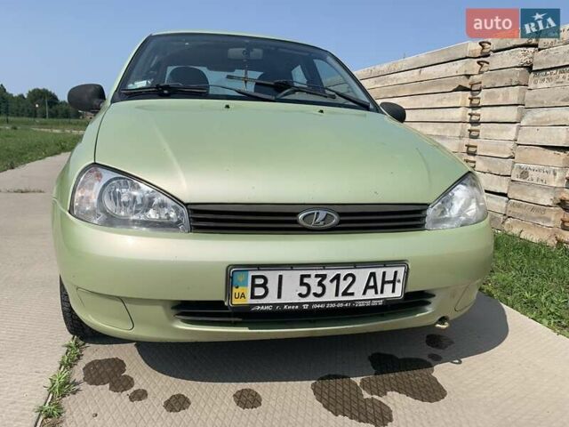 Зеленый ВАЗ Калина, объемом двигателя 1.6 л и пробегом 130 тыс. км за 2250 $, фото 1 на Automoto.ua