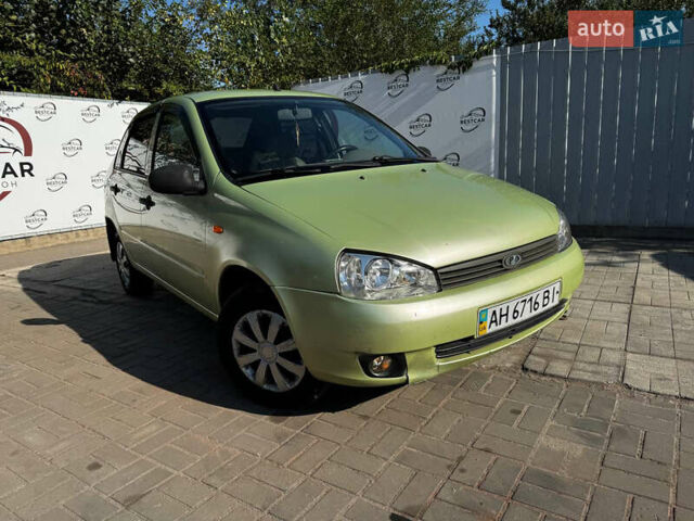 Зеленый ВАЗ Калина, объемом двигателя 1.6 л и пробегом 150 тыс. км за 1699 $, фото 1 на Automoto.ua