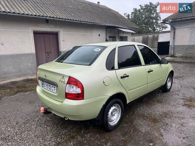 Зеленый ВАЗ Калина, объемом двигателя 1.6 л и пробегом 153 тыс. км за 1650 $, фото 1 на Automoto.ua