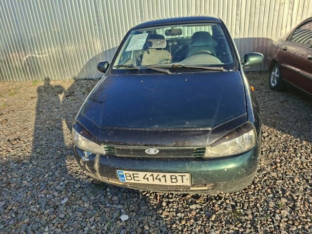 Зеленый ВАЗ Калина, объемом двигателя 1.6 л и пробегом 180 тыс. км за 900 $, фото 1 на Automoto.ua