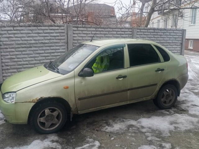 Зеленый ВАЗ Калина, объемом двигателя 1.6 л и пробегом 176 тыс. км за 1600 $, фото 1 на Automoto.ua