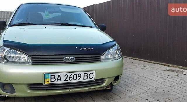 Зеленый ВАЗ Калина, объемом двигателя 1.6 л и пробегом 257 тыс. км за 2000 $, фото 1 на Automoto.ua