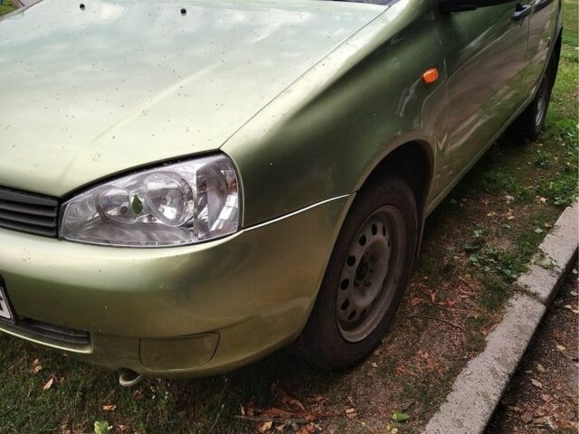 Зелений ВАЗ Калина, об'ємом двигуна 1.6 л та пробігом 98 тис. км за 2300 $, фото 1 на Automoto.ua