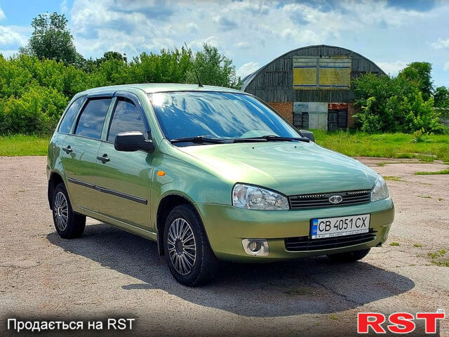 Зеленый ВАЗ Kalina, объемом двигателя 1.4 л и пробегом 180 тыс. км за 2700 $, фото 1 на Automoto.ua