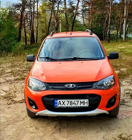 Помаранчевий ВАЗ Kalina, об'ємом двигуна 1.6 л та пробігом 97 тис. км за 5500 $, фото 1 на Automoto.ua