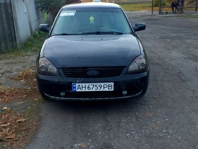 Черный ВАЗ Priora, объемом двигателя 1.6 л и пробегом 186 тыс. км за 2100 $, фото 1 на Automoto.ua