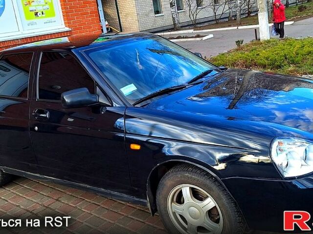 Черный ВАЗ Priora, объемом двигателя 1.6 л и пробегом 90 тыс. км за 3700 $, фото 1 на Automoto.ua