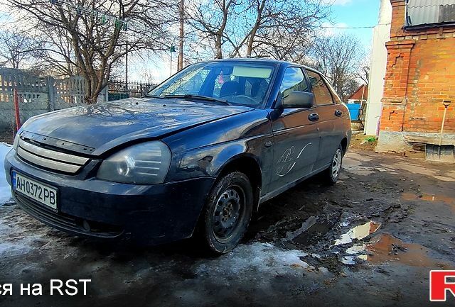 Чорний ВАЗ Priora, об'ємом двигуна 1.6 л та пробігом 132 тис. км за 1410 $, фото 1 на Automoto.ua