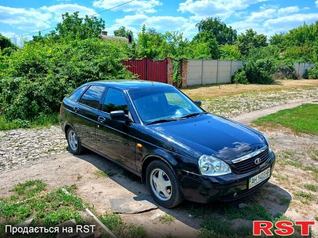 Черный ВАЗ Priora, объемом двигателя 1.6 л и пробегом 76 тыс. км за 3800 $, фото 1 на Automoto.ua