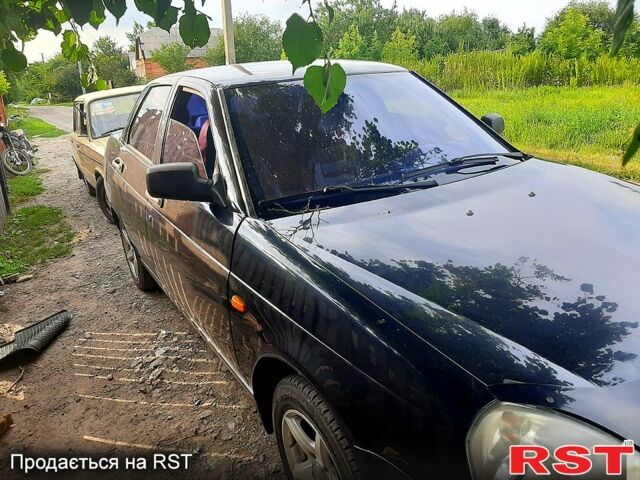 Черный ВАЗ Priora, объемом двигателя 1.6 л и пробегом 200 тыс. км за 2200 $, фото 1 на Automoto.ua