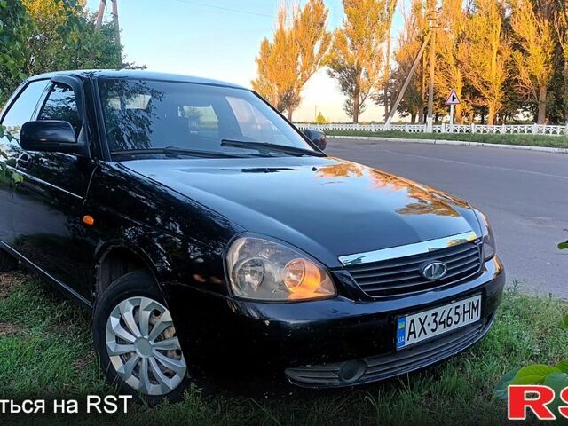 Черный ВАЗ Priora, объемом двигателя 1.6 л и пробегом 190 тыс. км за 1900 $, фото 1 на Automoto.ua