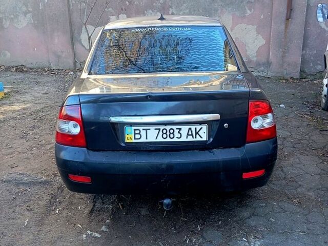 Черный ВАЗ Priora, объемом двигателя 1.6 л и пробегом 230 тыс. км за 1600 $, фото 1 на Automoto.ua