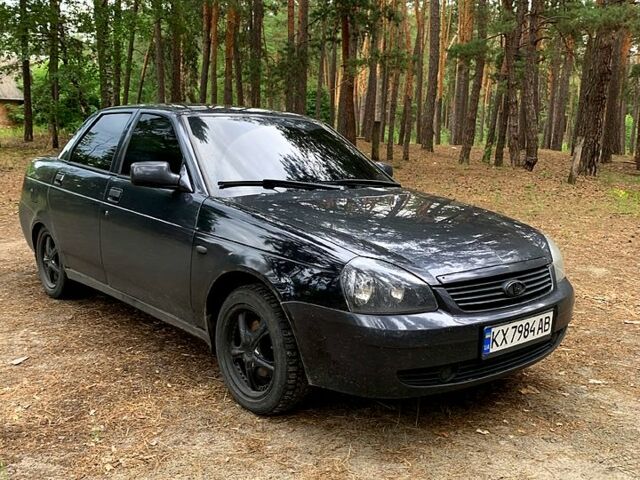 Черный ВАЗ Priora, объемом двигателя 1.6 л и пробегом 270 тыс. км за 2499 $, фото 1 на Automoto.ua