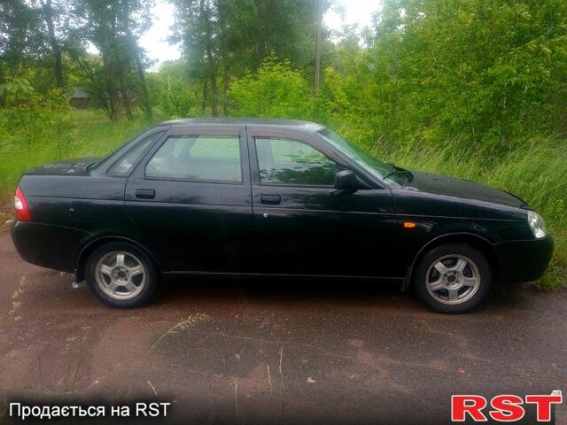 Черный ВАЗ Priora, объемом двигателя 1.6 л и пробегом 181 тыс. км за 1800 $, фото 1 на Automoto.ua