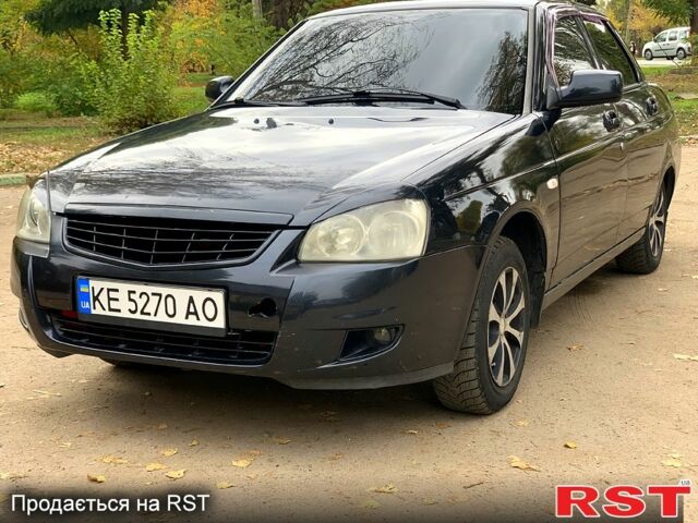 Черный ВАЗ Priora, объемом двигателя 1.6 л и пробегом 194 тыс. км за 2300 $, фото 1 на Automoto.ua