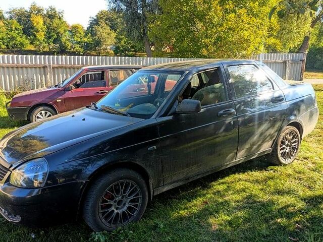 Черный ВАЗ Priora, объемом двигателя 1.6 л и пробегом 218 тыс. км за 2800 $, фото 1 на Automoto.ua