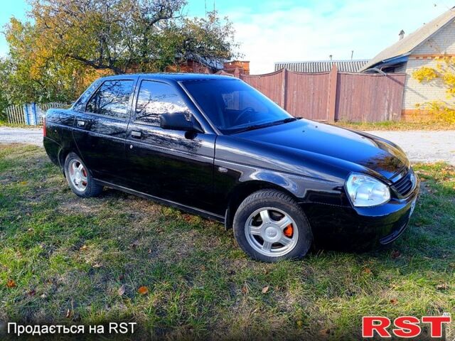 Черный ВАЗ Priora, объемом двигателя 1.6 л и пробегом 153 тыс. км за 3500 $, фото 1 на Automoto.ua