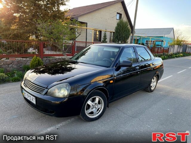 Черный ВАЗ Priora, объемом двигателя 1.6 л и пробегом 220 тыс. км за 2200 $, фото 1 на Automoto.ua