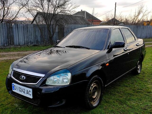 Черный ВАЗ Priora, объемом двигателя 1.6 л и пробегом 170 тыс. км за 2300 $, фото 1 на Automoto.ua