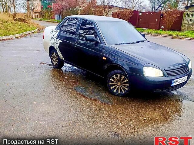 Черный ВАЗ Priora, объемом двигателя 1.6 л и пробегом 120 тыс. км за 3000 $, фото 1 на Automoto.ua