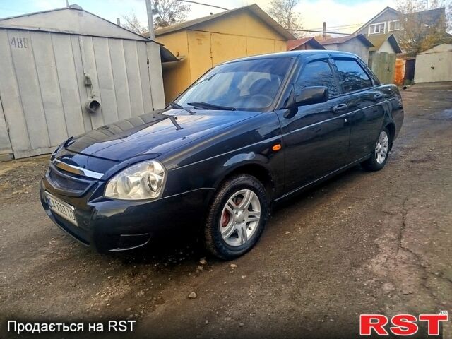 Черный ВАЗ Priora, объемом двигателя 1.6 л и пробегом 142 тыс. км за 2450 $, фото 1 на Automoto.ua