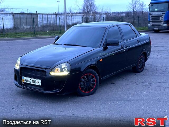 Черный ВАЗ Priora, объемом двигателя 1.6 л и пробегом 210 тыс. км за 2700 $, фото 1 на Automoto.ua