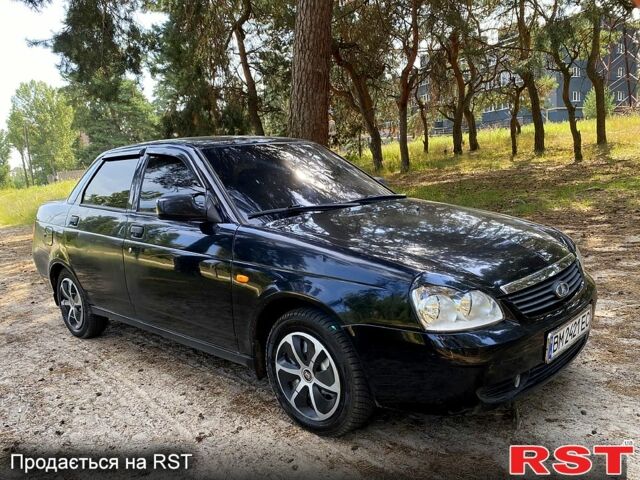 Черный ВАЗ Priora, объемом двигателя 1.6 л и пробегом 185 тыс. км за 2200 $, фото 1 на Automoto.ua